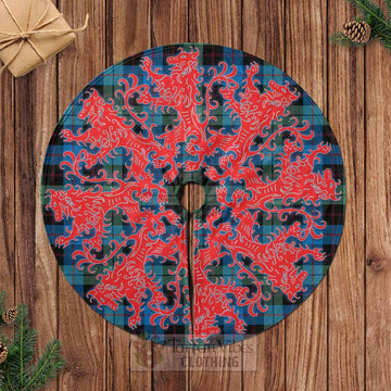 Tartan Vibes Clothing Guthrie Tartan Christmas Tree Skirt Lion Rampant Style