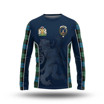 Guthrie Tartan Long Sleeve T-Shirt with Family Crest and Lion Rampant Vibes Sport Style Unisex - Tartan Vibes Clothing