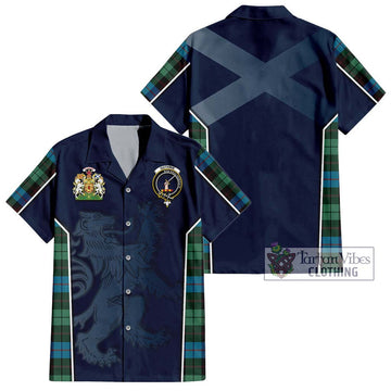 Guthrie Tartan Hawaiian Shirt with Family Crest and Lion Rampant Vibes Sport Style Kid - Tartan Vibes Clothing