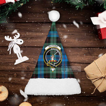Guthrie Tartan Christmas Santa Hats with Family Crest Christmas Hat S 20.5in (52cm) - Tartan Vibes Clothing