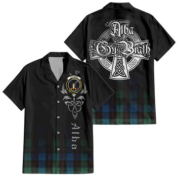 Guthrie Tartan Hawaiian Shirt Shirt Featuring Alba Gu Brath Family Crest Celtic Inspired Kid - Tartan Vibes Clothing