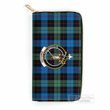 Tartan Vibes Clothing Guthrie Tartan Women's Leather Wallet with Family Crest