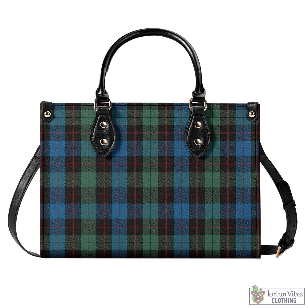 Guthrie Tartan Luxury Leather Handbags L - Tartan Vibes Clothing