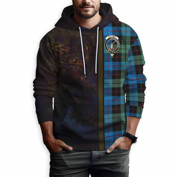 Guthrie Tartan Family Crest Hoodie Alba Gu Brath Be Brave Lion Ancient Style