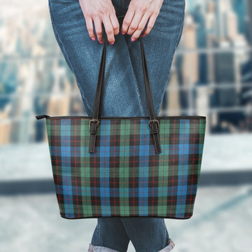Guthrie Tartan Leather Tote Bag