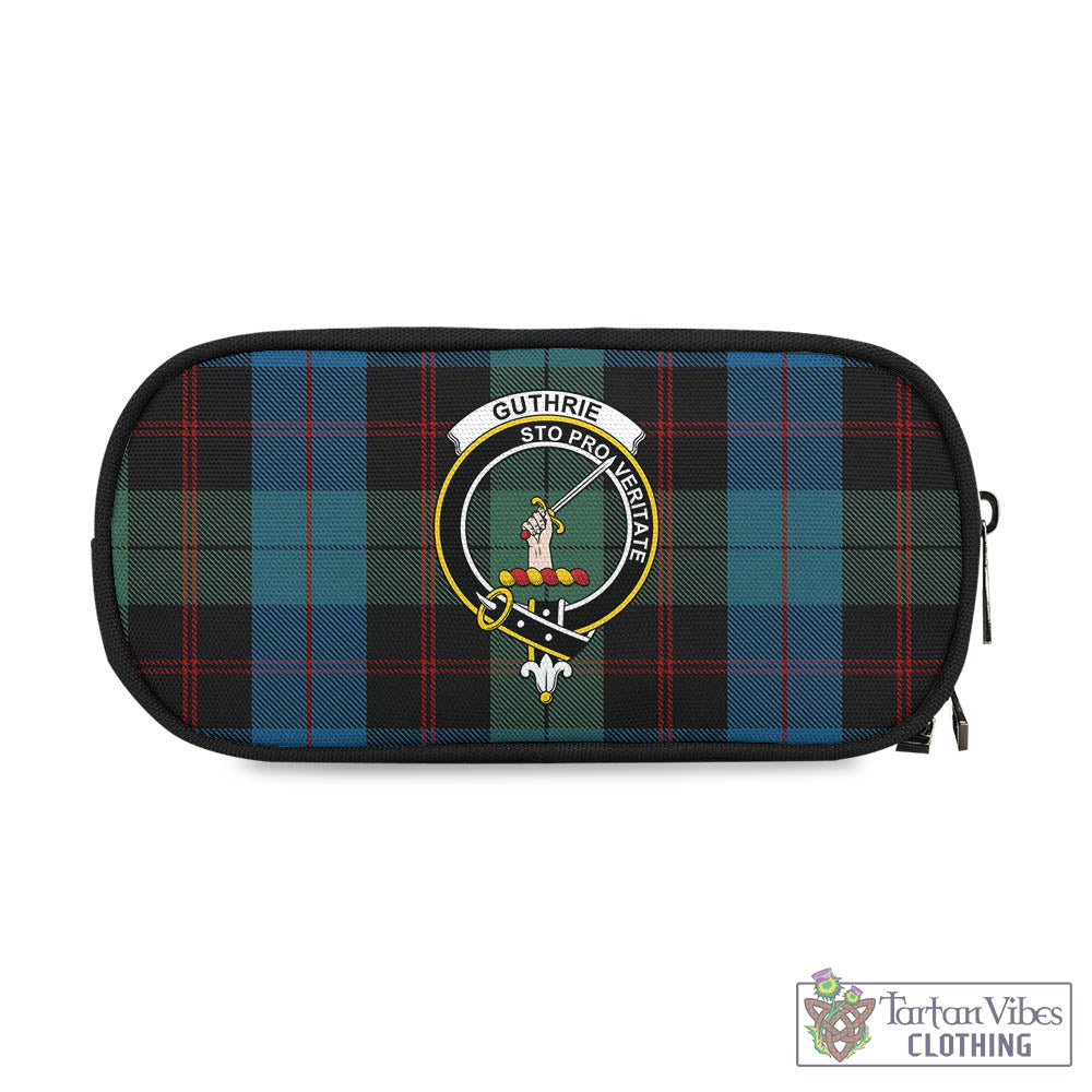 Guthrie Tartan Pen and Pencil Case with Family Crest One Size 4.13*8.74 inch - Tartan Vibes Clothing