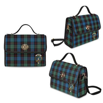 Guthrie Tartan Waterproof Canvas Bag with Family Crest