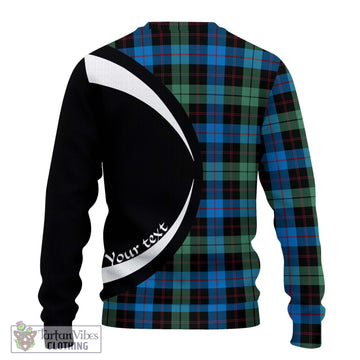 Guthrie Tartan Ugly Sweater with Family Crest Circle Style - Tartan Vibes Clothing