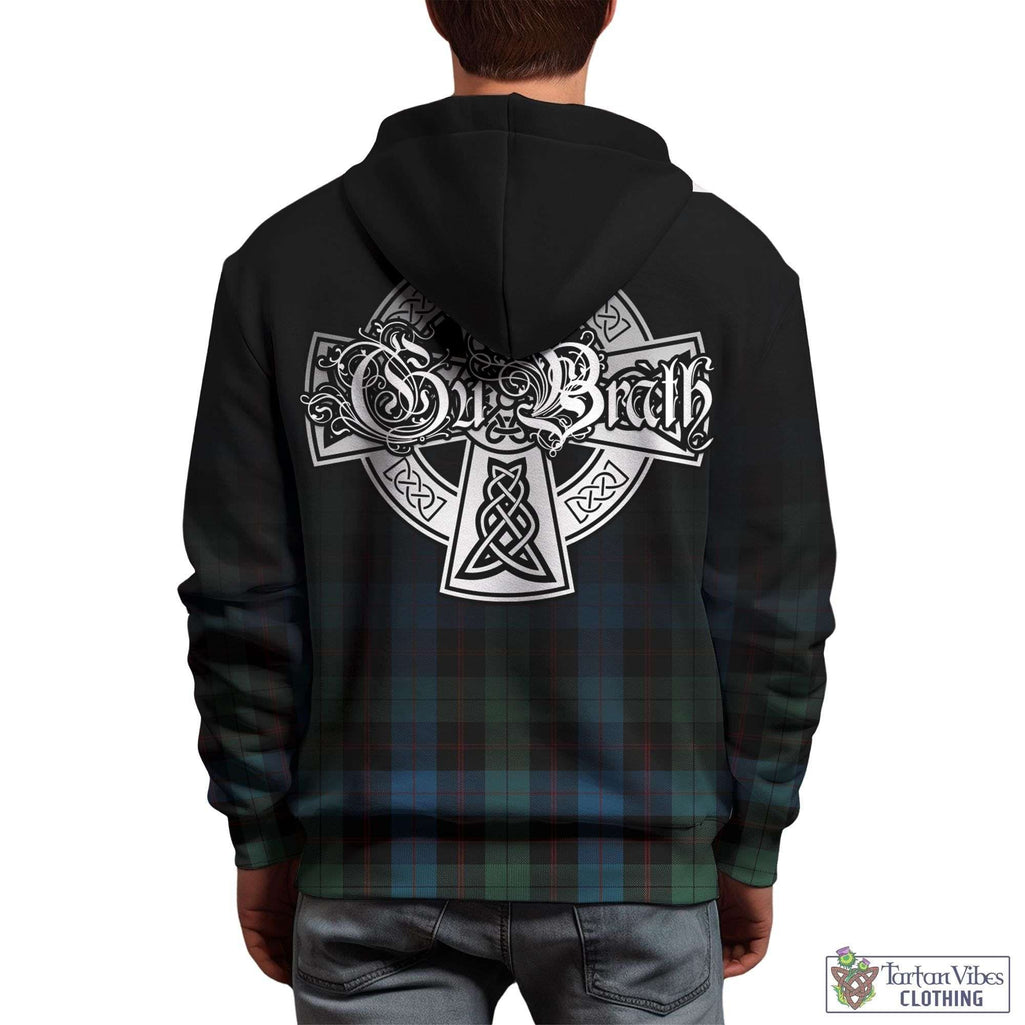 Guthrie Tartan Hoodie Featuring Alba Gu Brath Family Crest Celtic Inspired - Tartan Vibes Clothing