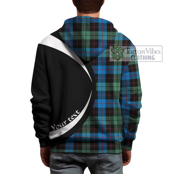Guthrie Tartan Hoodie with Family Crest Circle Style