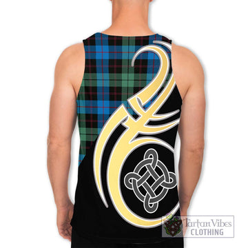 Guthrie Tartan Men's Tank Top with Family Crest and Celtic Symbol Style - Tartan Vibes Clothing