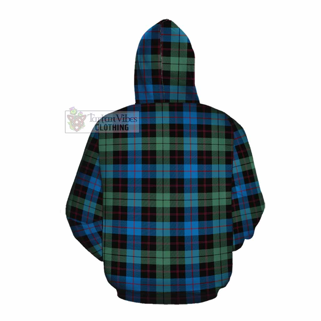 Tartan Vibes Clothing Guthrie Tartan Cotton Hoodie with Family Crest DNA In Me Style