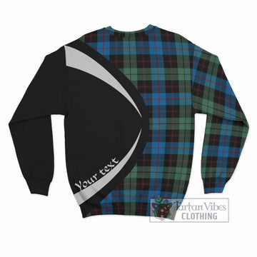 Guthrie Tartan Sweatshirt with Family Crest Circle Style - Tartan Vibes Clothing