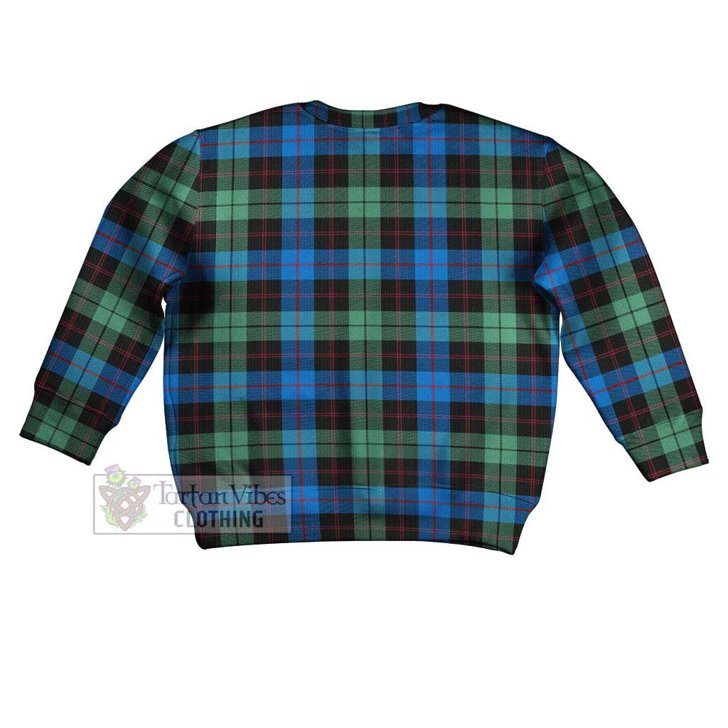 Guthrie Tartan Kid Ugly Sweater with Family Crest - Tartan Vibes Clothing