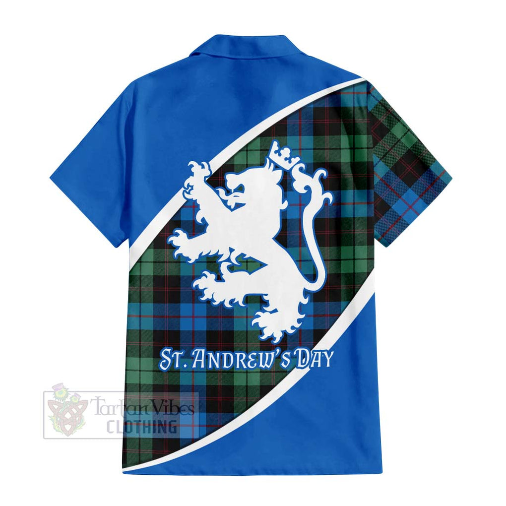 Guthrie Family Crest Tartan Hawaiian Shirt Celebrate Saint Andrew's Day in Style - Tartan Vibes Clothing