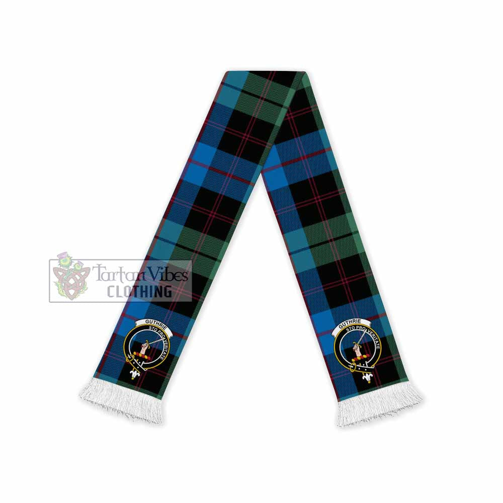 Guthrie Tartan Ruffneck Scarf with Family Crest - Tartan Vibes Clothing