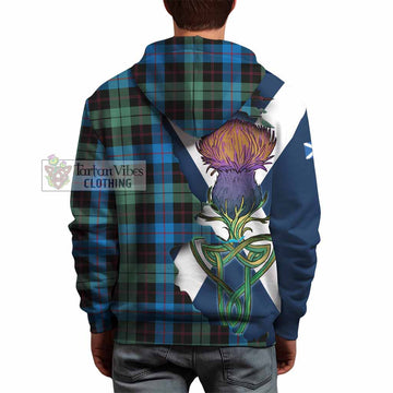 Guthrie Tartan Family Crest Hoodie Scottish Thistle Celtic Inspired