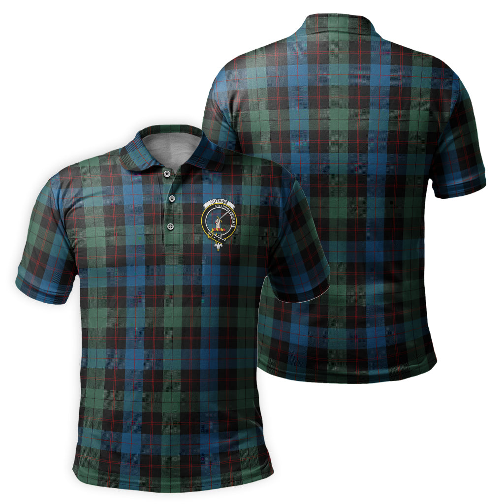 Guthrie Tartan Men's Polo Shirt with Family Crest - Tartan Vibes Clothing