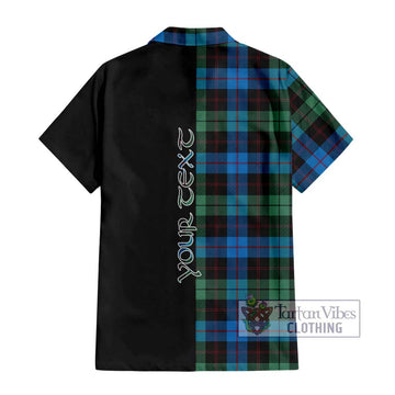 Guthrie Tartan Hawaiian Shirt with Family Crest and Half Of Me Style - Tartan Vibes Clothing