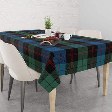 Guthrie Tartan Tablecloth with Family Crest