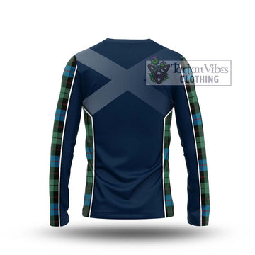 Guthrie Tartan Long Sleeve T-Shirt with Family Crest and Lion Rampant Vibes Sport Style - Tartan Vibes Clothing