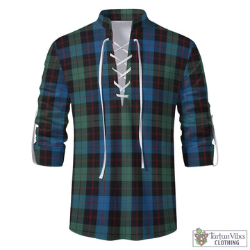 Guthrie Tartan Men's Scottish Traditional Jacobite Ghillie Kilt Shirt - Tartan Vibes Clothing