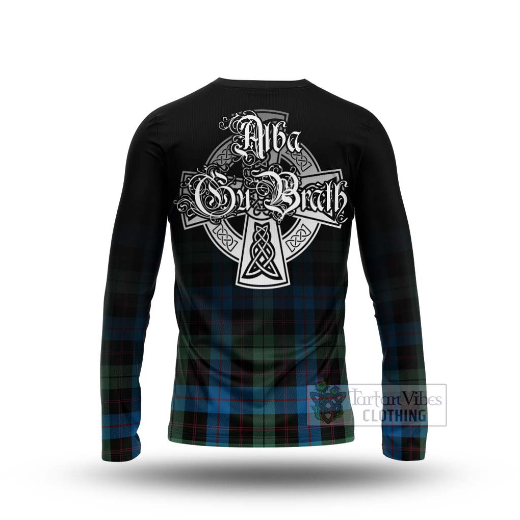 Guthrie Tartan Long Sleeve T-Shirt Featuring Alba Gu Brath Family Crest Celtic Inspired - Tartan Vibes Clothing