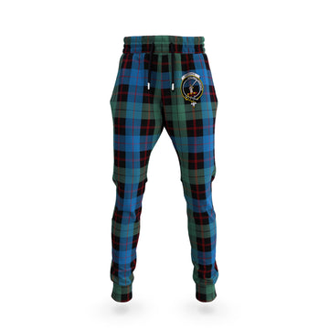 Guthrie Tartan Joggers Pants with Family Crest