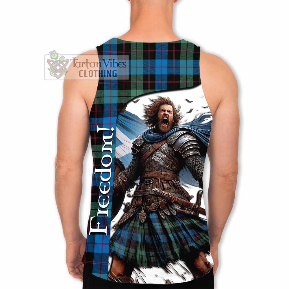 Guthrie Crest Tartan Men's Tank Top Inspired by the Freedom of Scottish Warrior - Tartan Vibes Clothing