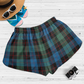 Guthrie Tartan Womens Shorts with Family Crest