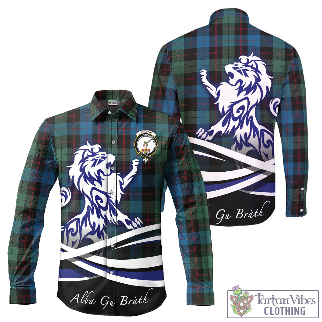 guthrie-tartan-long-sleeve-button-up-shirt-with-alba-gu-brath-regal-lion-emblem