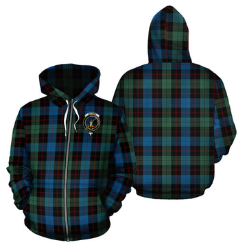 Guthrie Tartan Hoodie with Family Crest