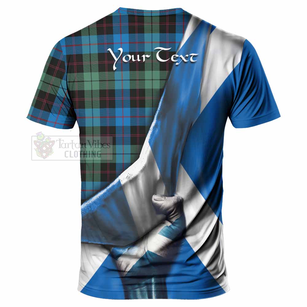 Guthrie Tartan T-Shirt with Family Crest Scotland Patriotic Style - Tartan Vibes Clothing