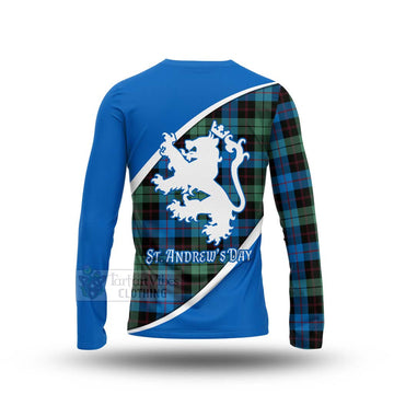 Guthrie Family Crest Tartan Long Sleeve T-Shirt Celebrate Saint Andrew's Day in Style - Tartan Vibes Clothing