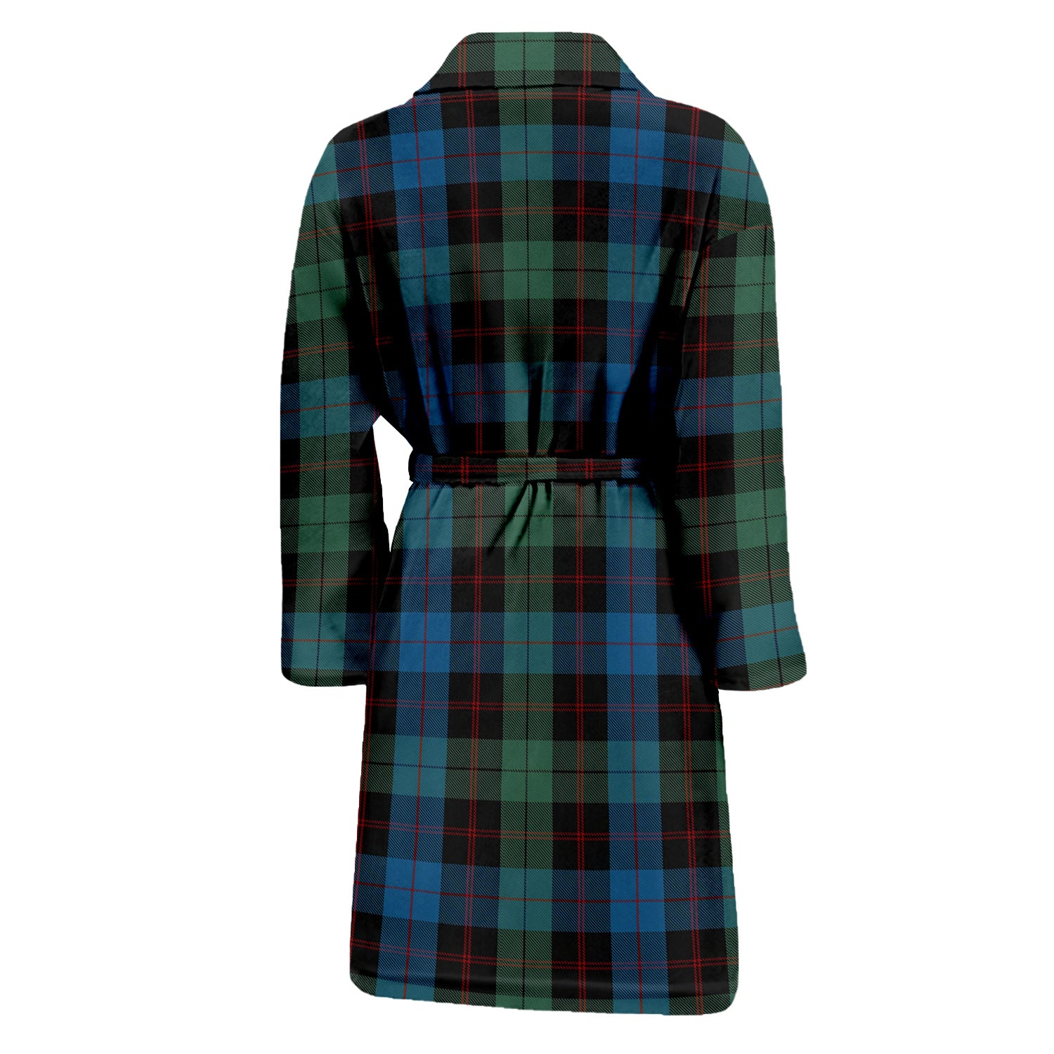 Guthrie Tartan Bathrobe with Family Crest - Tartan Vibes Clothing