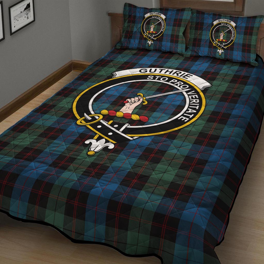 Guthrie Tartan Quilt Bed Set with Family Crest - Tartan Vibes Clothing