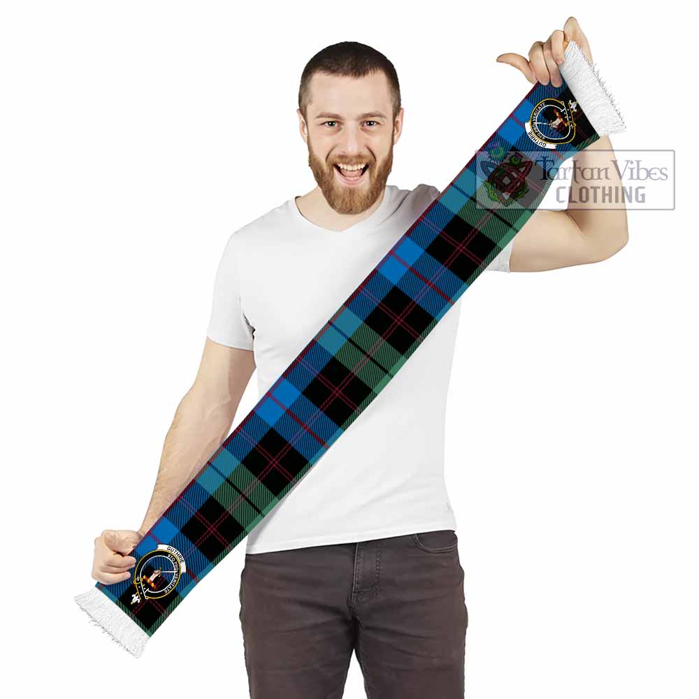 Guthrie Tartan Ruffneck Scarf with Family Crest - Tartan Vibes Clothing