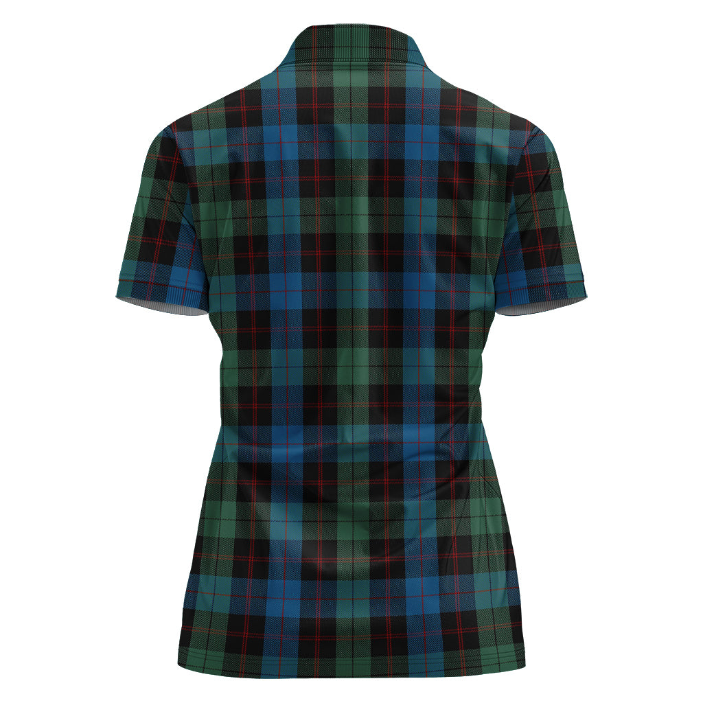 guthrie-tartan-polo-shirt-with-family-crest-for-women
