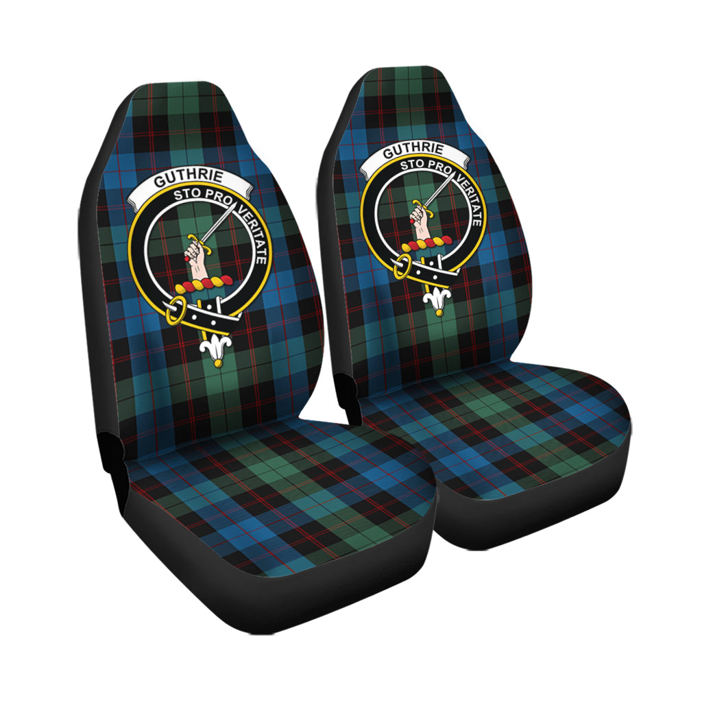 Guthrie Tartan Car Seat Cover with Family Crest - Tartan Vibes Clothing