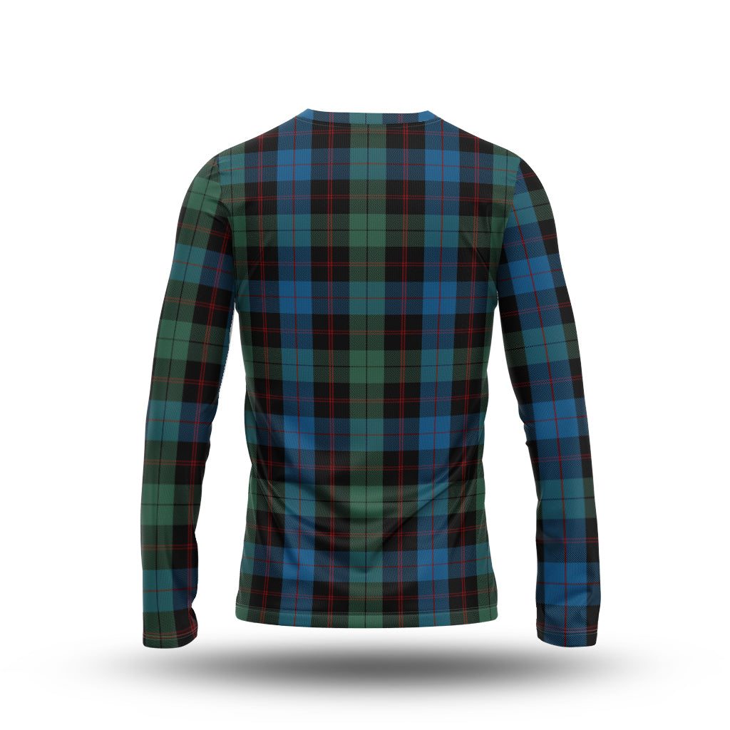Guthrie Tartan Long Sleeve T-Shirt with Family Crest - Tartan Vibes Clothing