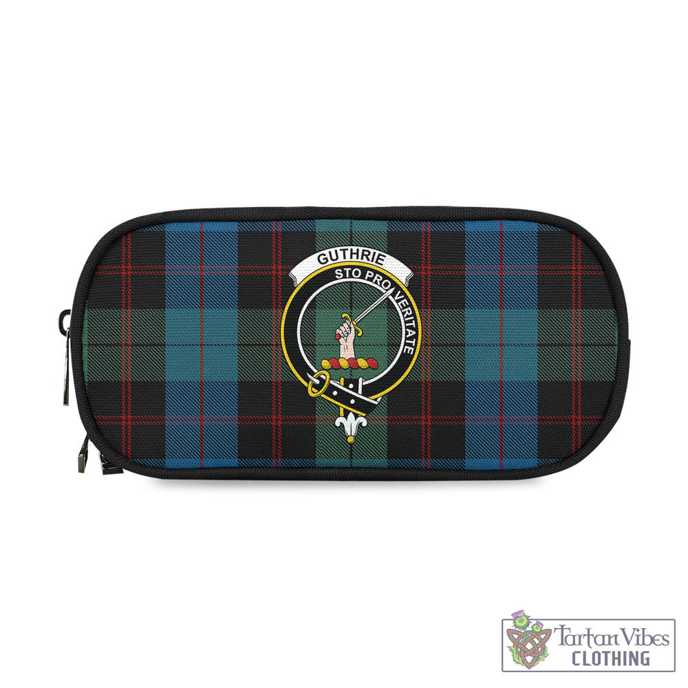 Guthrie Tartan Pen and Pencil Case with Family Crest - Tartan Vibes Clothing