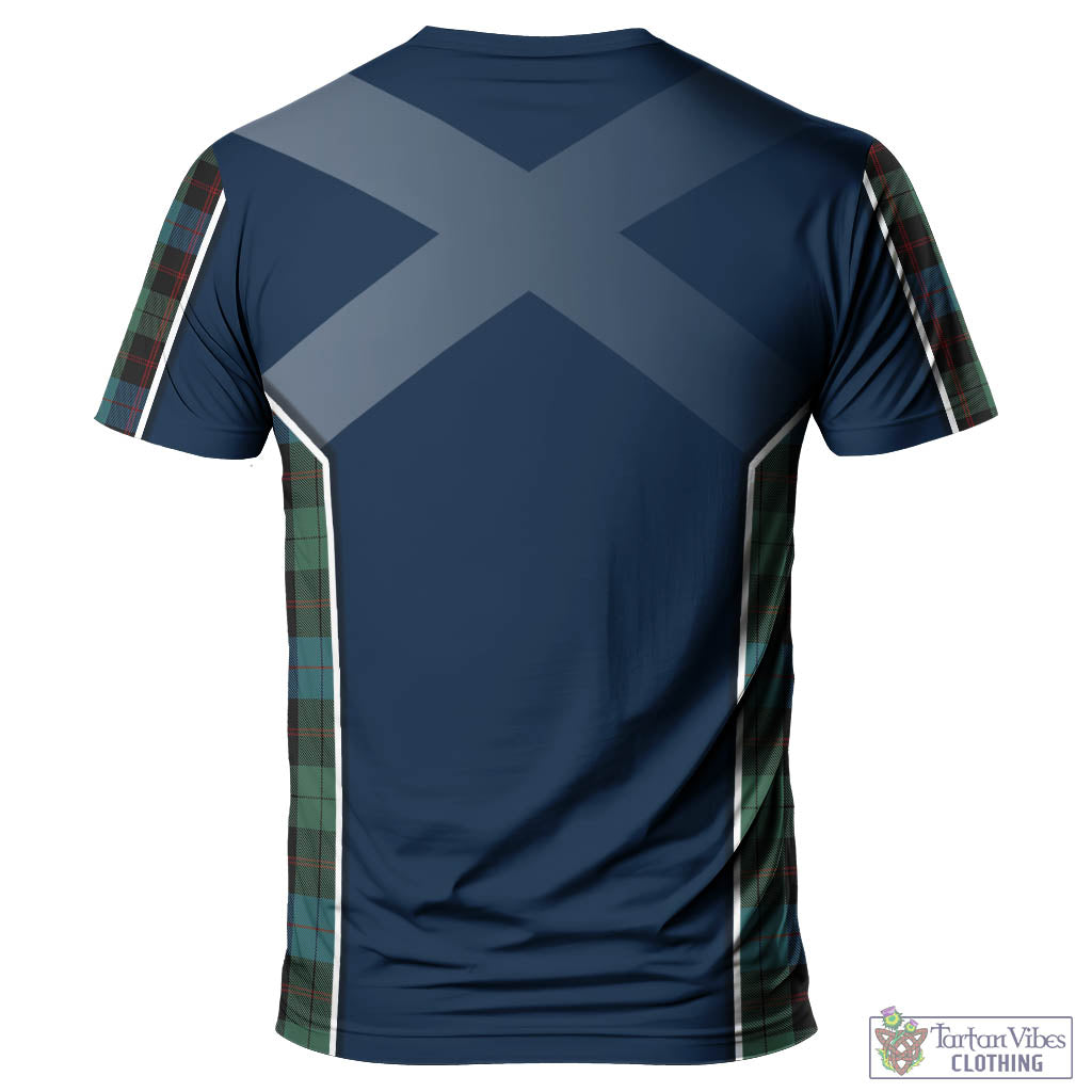 Guthrie Tartan T-Shirt with Family Crest and Scottish Thistle Vibes Sport Style - Tartan Vibes Clothing