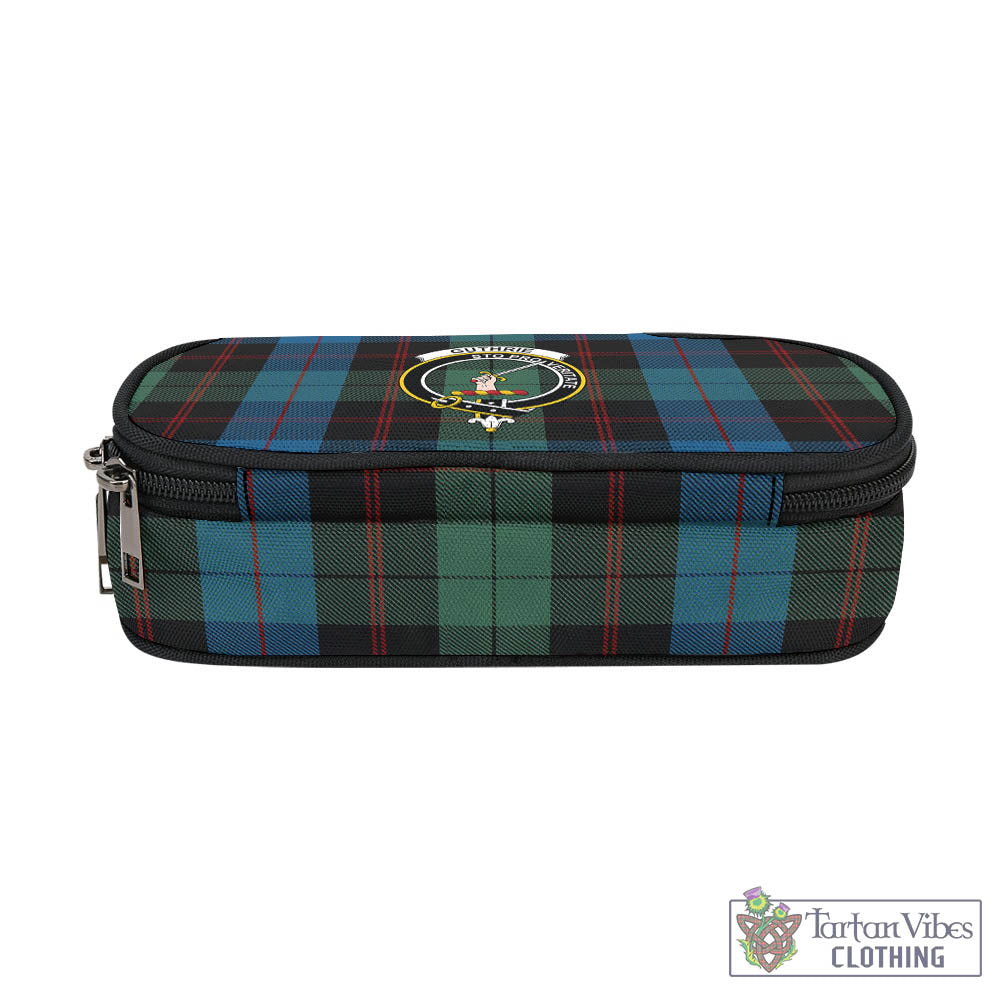 Guthrie Tartan Pen and Pencil Case with Family Crest - Tartan Vibes Clothing