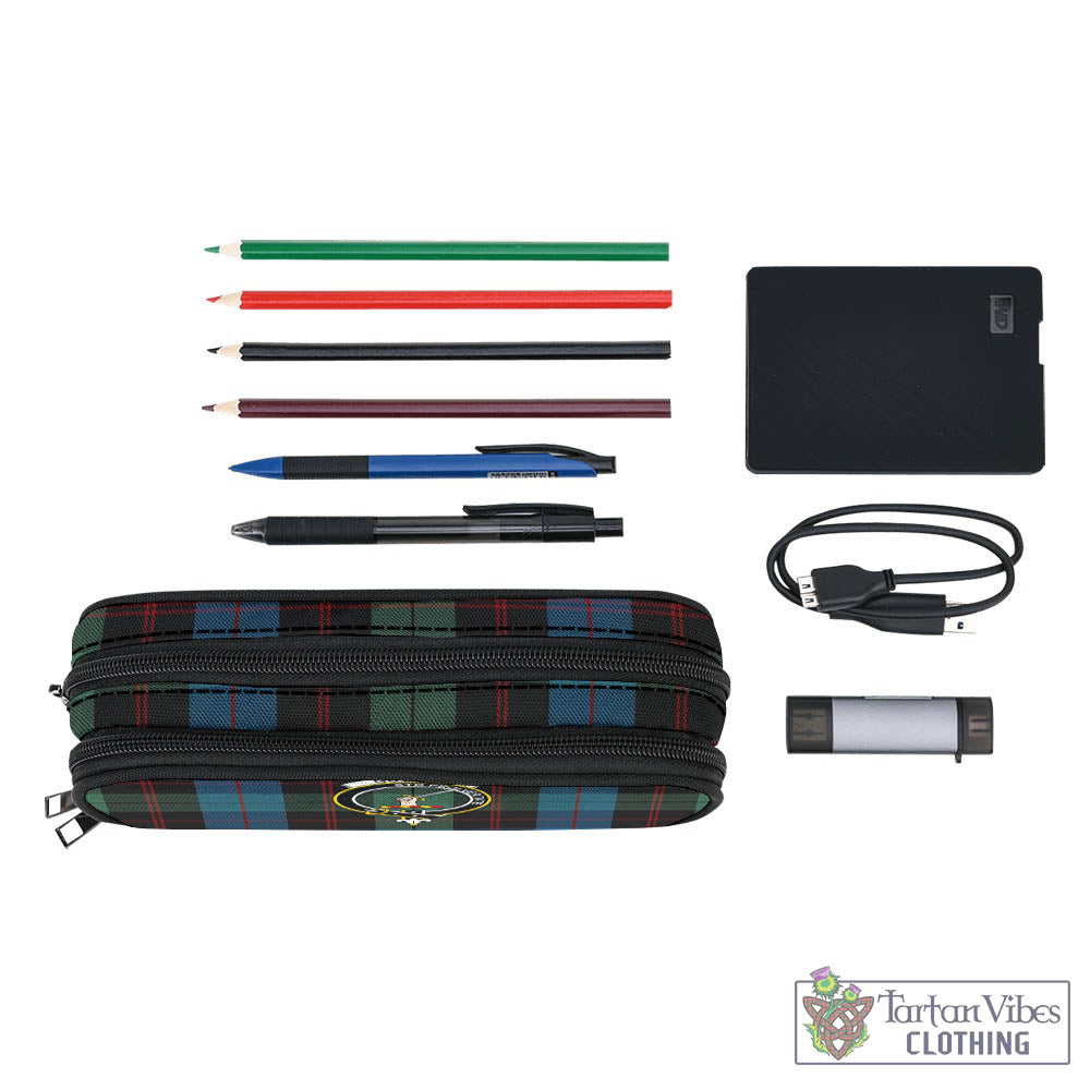Guthrie Tartan Pen and Pencil Case with Family Crest - Tartan Vibes Clothing