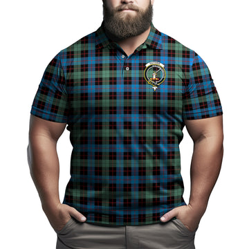 Guthrie Ancient Tartan Men's Polo Shirt with Family Crest