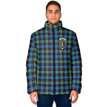 Guthrie Ancient Tartan Padded Jacket with Family Crest