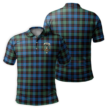 Guthrie Ancient Tartan Men's Polo Shirt with Family Crest
