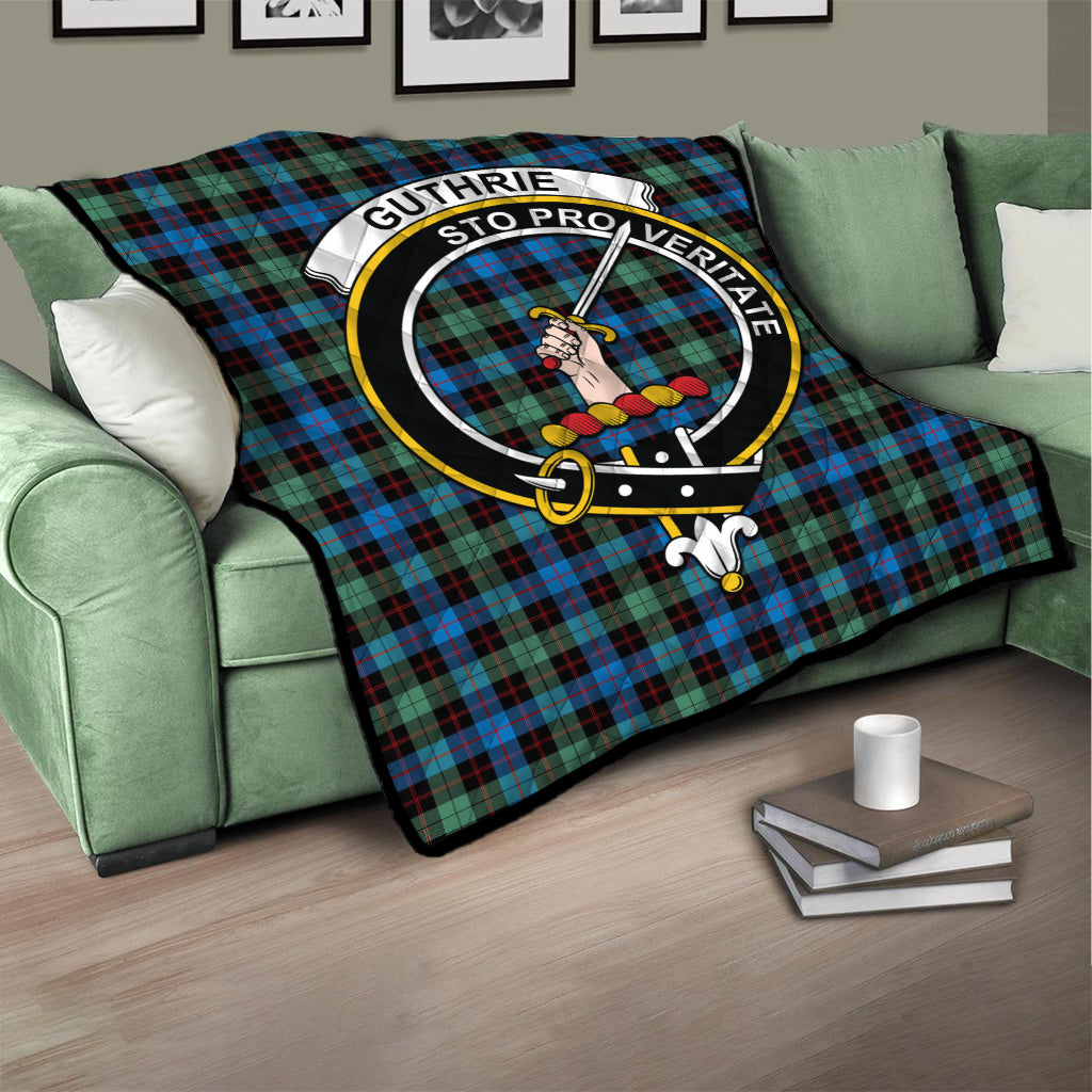 guthrie-ancient-tartan-quilt-with-family-crest