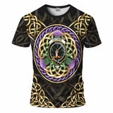 Guthrie Clan Crest T-Shirt Celtic Scottish Thistle