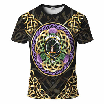 Guthrie Clan Crest T-Shirt Celtic Scottish Thistle